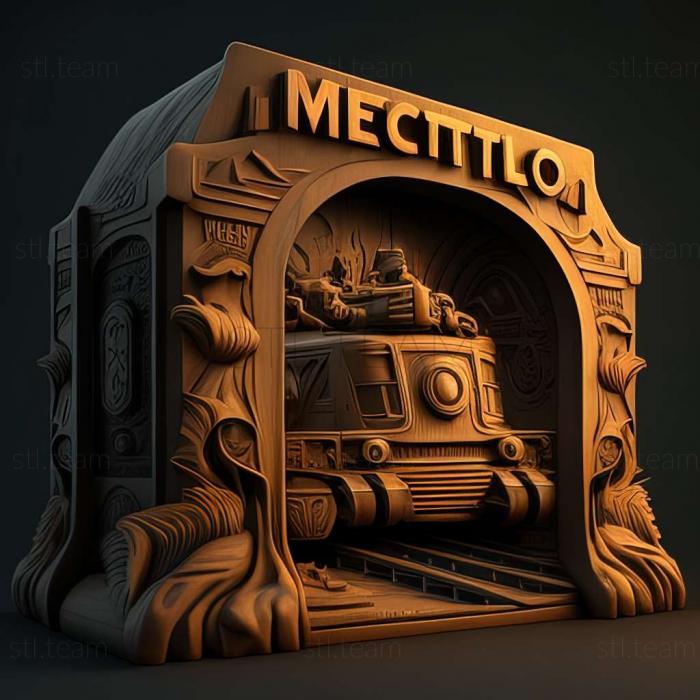 3D model Metro Conflict game (STL)